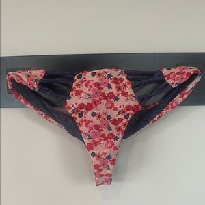 Beach Bunny Pink Floral Bikini Bottom